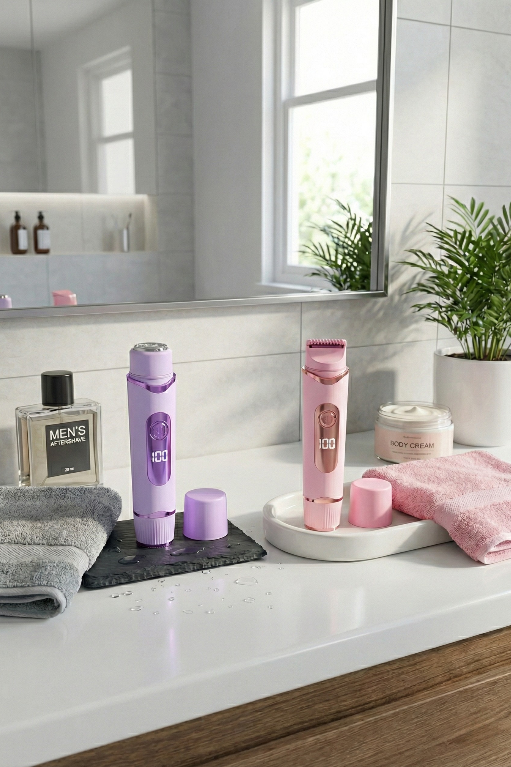 Deluxe 2-IN-1 Bikini Trimmer 2.0 w LED screen