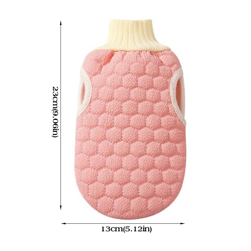 Double-Sided Bath Glove Honeycomb Towel Skin Exfoliating Scrubber Brush Back Body Sponge Rubbing Bath Gloves