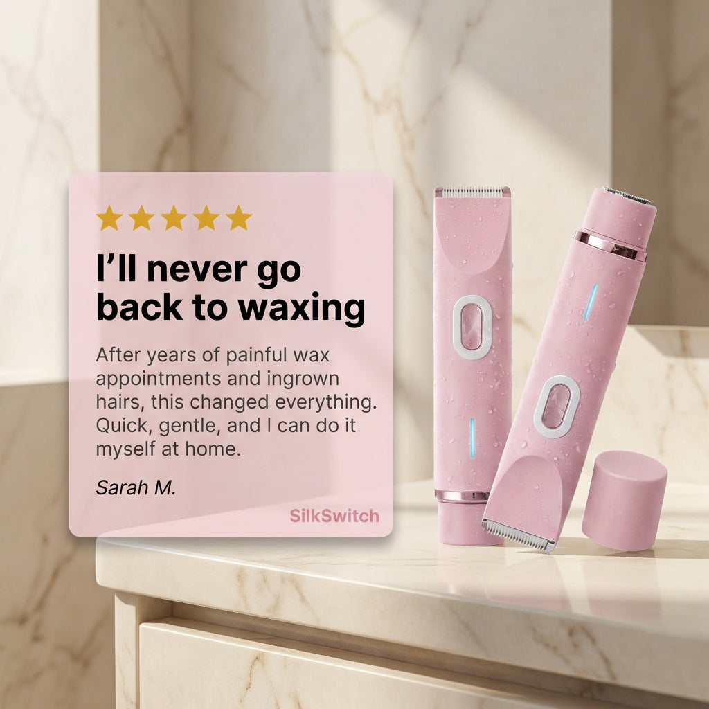 "2-Phase" 2-in-1 Pain-Free Deluxe Bikini Trimmer